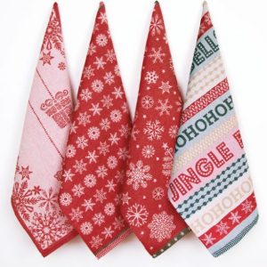 PAÑO  COCINA JINGLE BELL SARGA 50x70